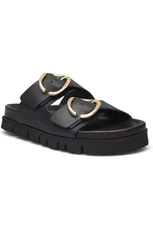 Sweeks Klara Flade Sandaler Black