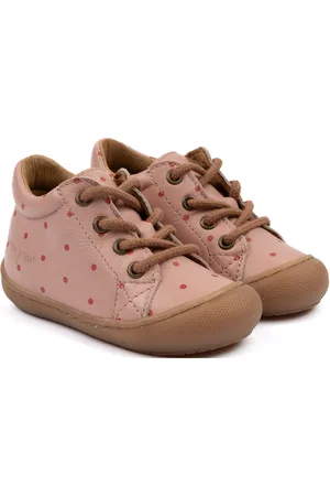 Pom Pom First™ Sport Lace Shoe Shoes Pre-walkers - Beginner Shoes Pink