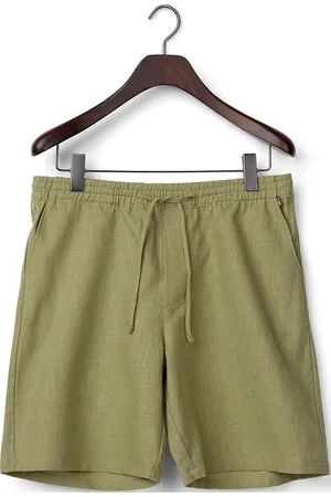 Lexington Casual Linen Blend Shorts Bottoms Shorts Linen Shorts Green