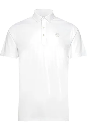 PUMA Pure 2.0 Polo - Lc Sport Sport Clothing Sport Tops Sport Polos Sport Short-sleeved Polos White