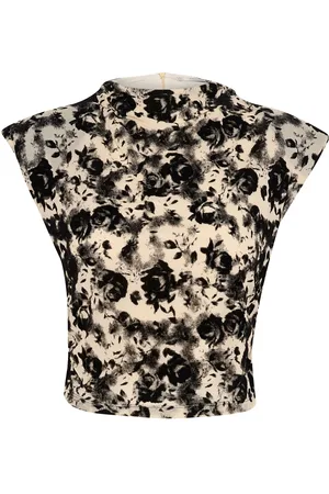 Gestuz Gzflora Top Tops T-shirts & Tops Short-sleeved Black
