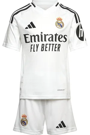 adidas Real H Y Kit Sport T-shirts Football Shirts White