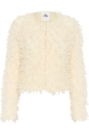Karen by Simonsen Kbulissa Cardigan Tops Knitwear Cardigans Cream