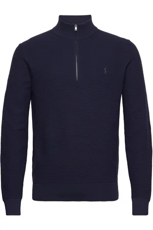 Ralph Lauren Performance Quarter-Zip Sweater Sport Knitwear Half Zip Jumpers