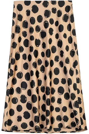 Ivo Nikkolo Woven Skirt, Simplilong Skirts Knee-length & Midi Skirts Beige