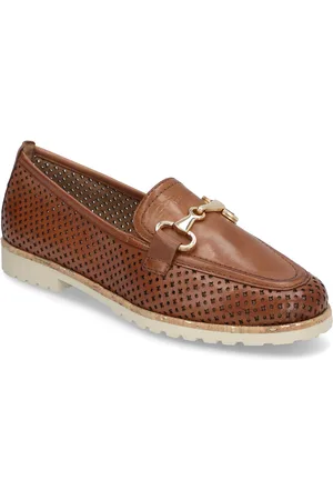 Tamaris Women Slip-On Shoes Flat Loafers Brown