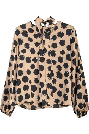 Ivo Nikkolo Long Sleeve Blouse, Pumm Tops Blouses Long-sleeved Beige