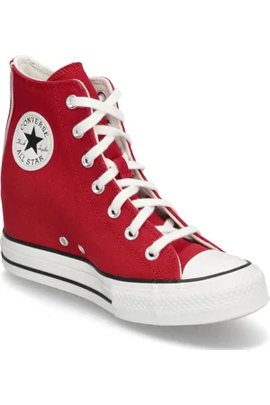 Converse Ctas Wedge Hi Days Ahead/Vintage White Sport Sneakers High-top Sneakers Red