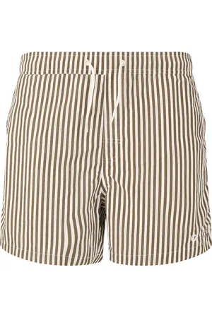 Virtus Cullen M Striped Board Shorts Sport Men Sport Clothing Sport Swimwear Sport Swim Shorts Brown