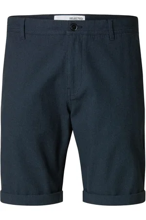 SELECTED Slhslim-Luton Flex Shorts Noos Bottoms Shorts Chinos Shorts Navy