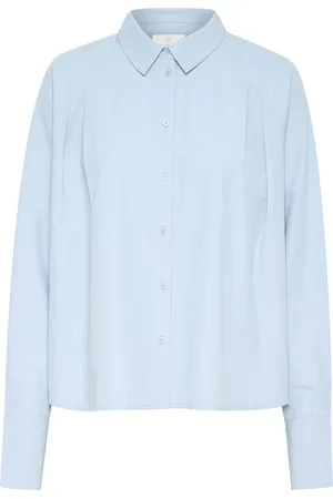 Kaffe Kahaily Shirt Tops Shirts Long-sleeved Blue
