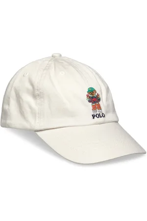 Ralph Lauren Polo Bear Cotton Twill Ball Cap Accessories Headwear Caps Beige