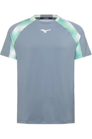 Mizuno Frontier Shadow Tee Sport Men Sports Clothes Sport Tops Sport T-Skjorte Grey