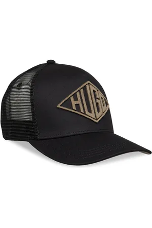HUGO BOSS Marsel-Trucker-Geo Designers Headwear Caps Black
