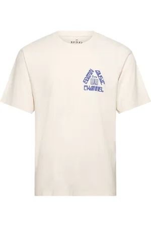 Edwin Enjoy Emc T-Shirt - Whisper White Designers T-Kortærmet Skjorte Cream