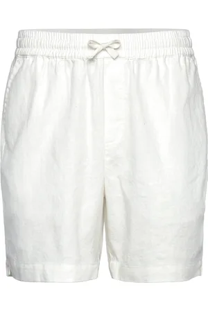 Woodbird Wbbommy Linen Shorts Bottoms Shorts Casual White