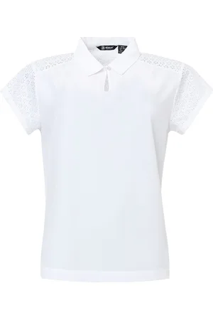Abacus Lds Manga Cupsleeve Sport Women Sport Clothing Sports Tops & T-shirts Sport Polos White