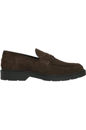 JACK & JONES Jfwdax Suede Loafer Loafers Flade Sko Brown Jack & J S