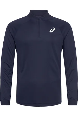 Asics Match Ls 1/2 Zip Top Sport Men Sport Clothing Sport Tops Sport Long Sleeved Tops Navy