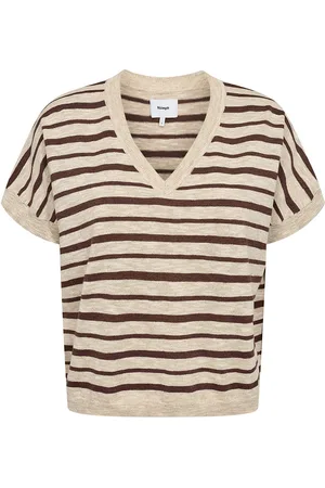 Numph Nukiki Pullover Tops Knitwear Jumpers Brown
