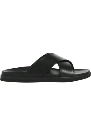 JACK & JONES Jfwverona Leather Sandal Shoes Summer Shoes Sandals Black Jack & J S