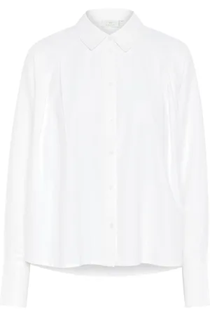 Kaffe Kahaily Shirt Tops Shirts Long-sleeved White