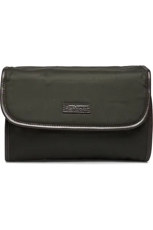 Barbour Wax Washbag Toilettaske Green