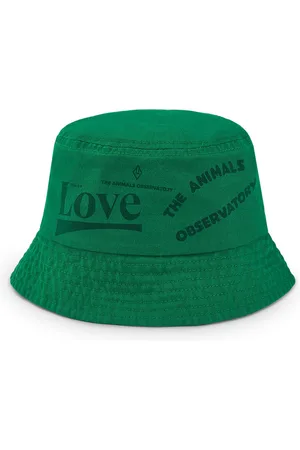 The Animals Observatory Starfish Baby Bucket Hat Green Accessories Headwear Hats Bucket Hats Green