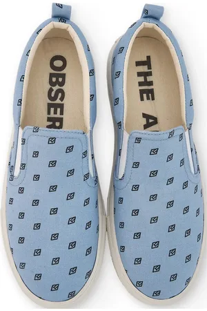 The Animals Observatory Sneakers Kid Shoes Soft Blue Low-top Sneakers Blue