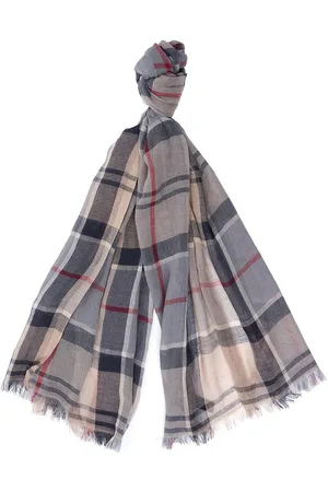 Barbour Welton Scarf Designers Scarves Winter Scarves Grey