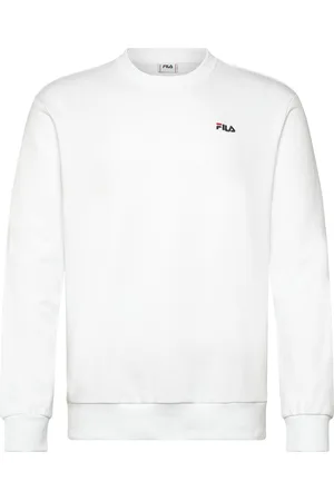 Fila Leverano Regular Crew Sweat Sport Sport Clothing Sport Sweatshirts & Hoodies Sport Sweatshirts White