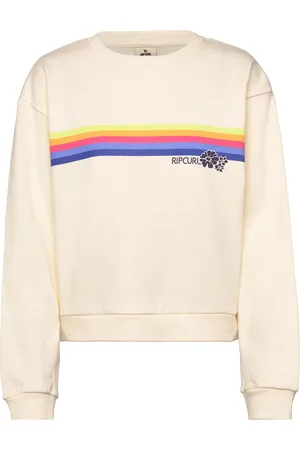Rip Curl Surfarama Relaxed Crew Sport Women Sport Clothing Sport Sweatshirts & Hoodies Sport Sweatshirts Cream