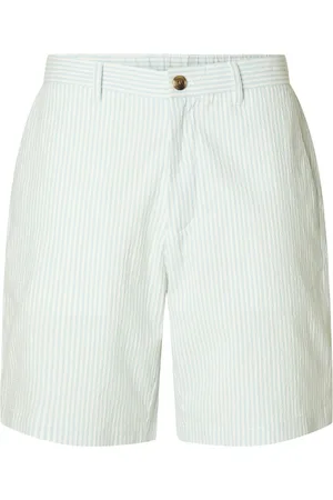 SELECTED Slhregular-Karl Seersucker Shorts Noos Bottoms Shorts Casual White