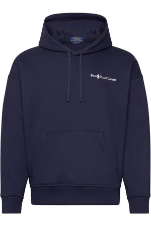 Ralph Lauren Relaxed Fit Logo Fleece Hoodie Designers Sweatshirts & Hoodies Hoodies Navy