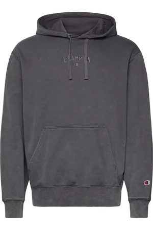 Champion Hooded Sweatshirt Tops Sweatshirts & Hoodies Hoodies Grey