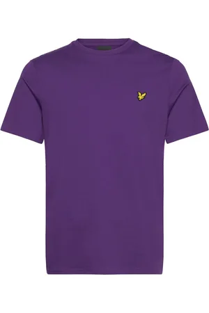 Lyle & Scott Plain T-Shirt Tops T-Kortærmet Skjorte Purple