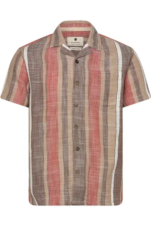 Anerkjendt Akleon Strucsture S/S Shirt Tops Shirts Short-sleeved Shirts Multi/patterned