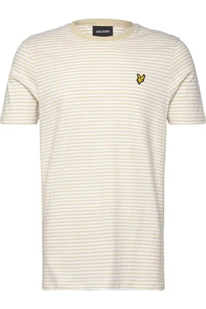 Lyle & Scott Linen Blend Breton Stripe T-Shirt Tops T-Kortærmet Skjorte Multi/patterned