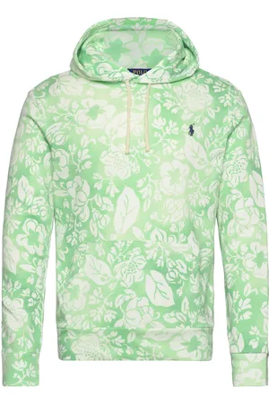 Ralph Lauren Floral Spa Terry Hoodie Designers Sweatshirts & Hoodies Hoodies Green