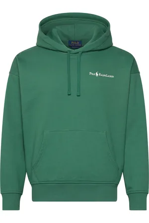Ralph Lauren Relaxed Fit Logo Fleece Hoodie Designers Sweatshirts & Hoodies Hoodies Green