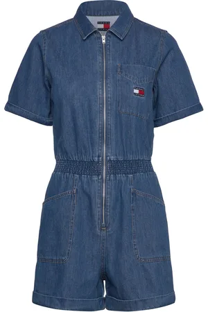 Tommy Hilfiger Tjw Lt Denim Playsuit Dresses Jeans Dresses Blue