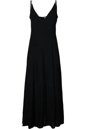 SELECTED Slfjosella Tiered Ankle Strap Dress Kjole Black
