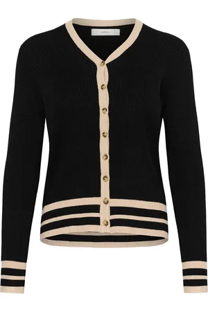INWEAR Leenahiw Cardigan Tops Knitwear Cardigans Black