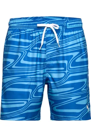 PUMA Men Formstrip Mid Shorts 1P Sport Men Sport Clothing Sport Swimwear Sport Swim Shorts Blue