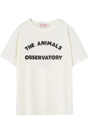 The Animals Observatory Big Rooster Kid T-Shirt White Logo 14Y Tops T-Kortærmet Skjorte White