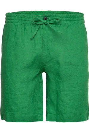 Lexington Casual Linen Shorts Bottoms Shorts Casual Green