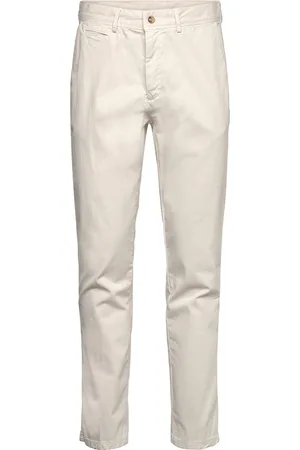 Oscar Jacobson Danik Trousers Designers Trousers Chinos Cream