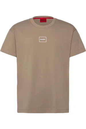 HUGO BOSS Laze T-Shirt Designers T-Kortærmet Skjorte Beige