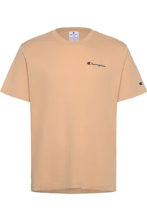 Champion Ss Tee Tops T-Kortærmet Skjorte Beige