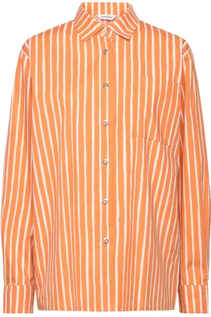 Marimekko Jokapoika 2017 Tops Shirts Long-sleeved Orange